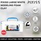 Foam Modeling Clay For Sculpting & EVA Foam - 1500g Cosplay Foam Clay Air Dry (White Foam) and 2 Cosplay EVA Foam Rolls (35cm x 150cm x 5mm Foam Roll, White), Air dry foam clay for Craft Foam Clay Kit